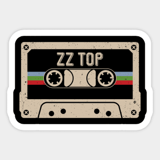 Personalized Top Name Birthday Vintage Cassette Tape Sticker